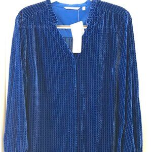 Soft Surroundings Blue Blouse, New w/Tags, Size XL